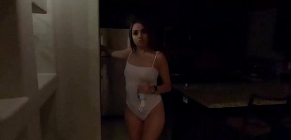  Halloween Month - A ghost with huge Dick Creampied my tight pussy- Lexi Aaane